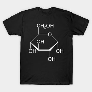 Sugar - Chemical Structure Of Glucose T-Shirt